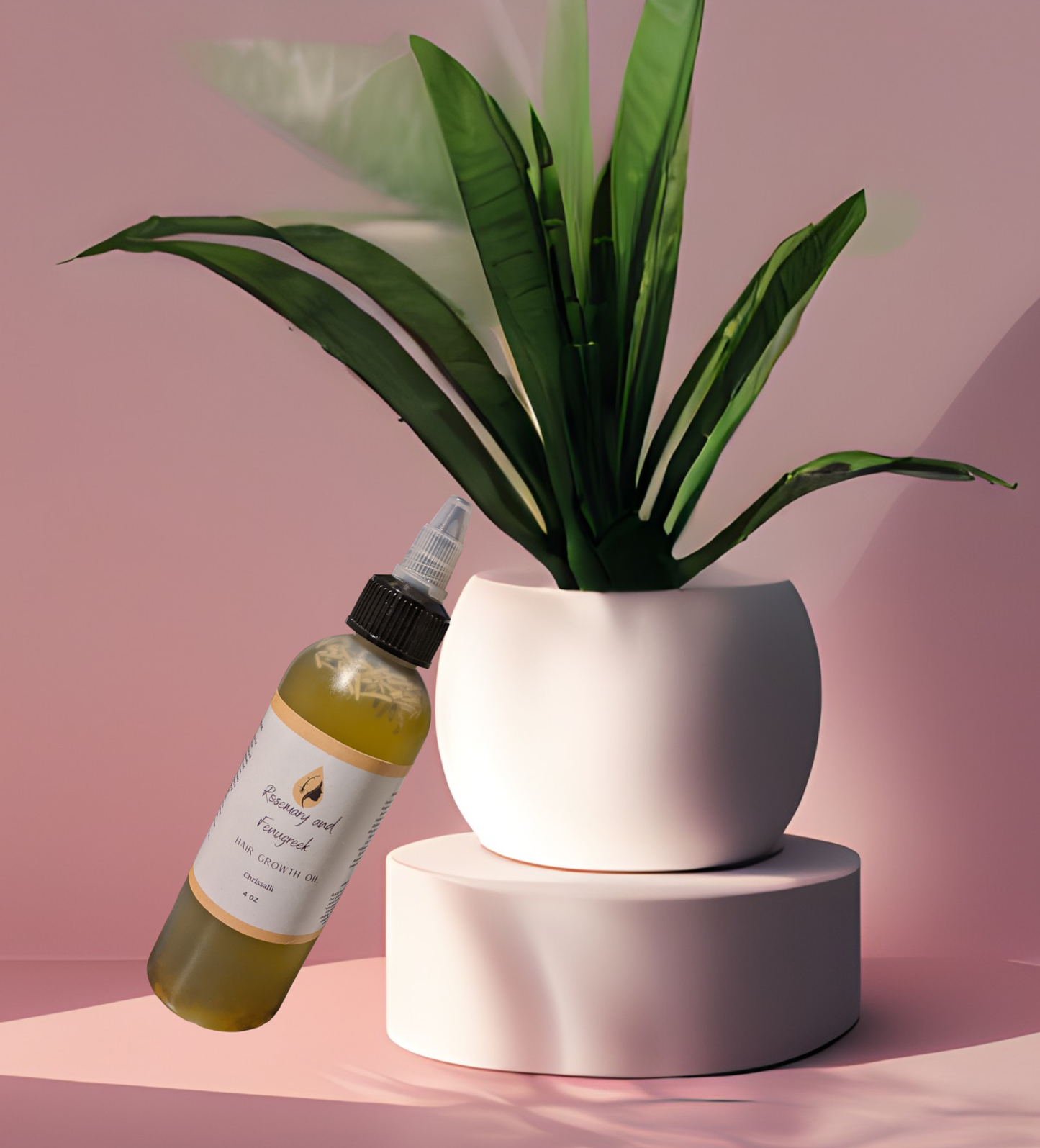 Rosemary and fenugreek hair growth oil